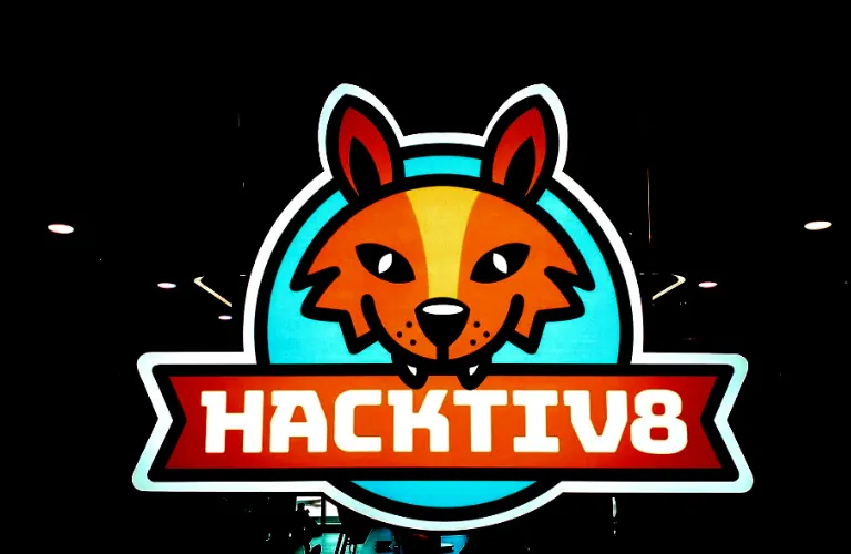 Logo Hacktiv8 di BSD Green Office Park 1
