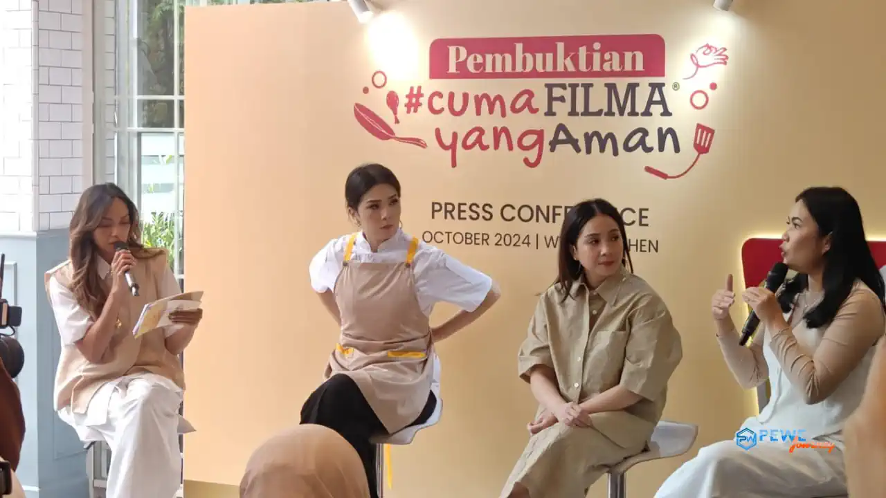 Artis Nagita Slavina dan Chef Devina Hermawan